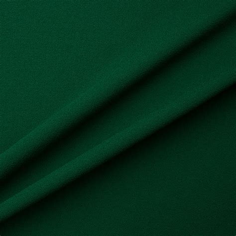 Dark Emerald Green Single Wool Crêpe Pure Wool Joel And Son Fabrics