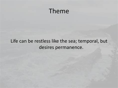It is the sea pursues a habit of shores. PPT - GABU by Carlos Angeles PowerPoint Presentation - ID ...