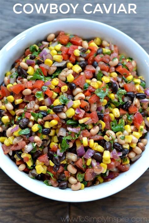 Roast until charred in spots, about 15 minutes. cowboy caviar chip dip