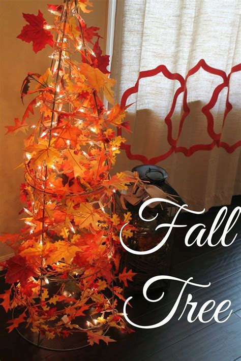 Beach christmas decorations diy pinterest fall. new mrs. adventures: DIY Tomato Cage Fall Tree #fall # ...