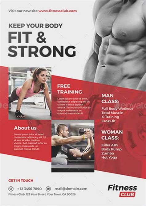 Again, getting your name out to the masses. FFFLYER | Download the Fitness and Gym Flyer Template