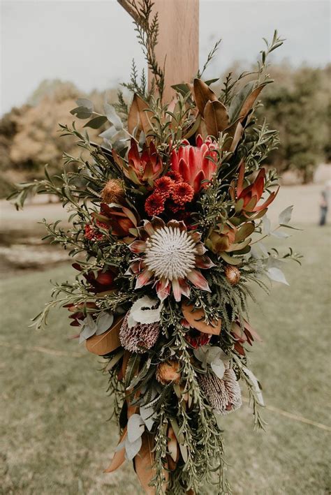 Protea Wedding Wedding Arch Flowers Wedding Flower Inspiration