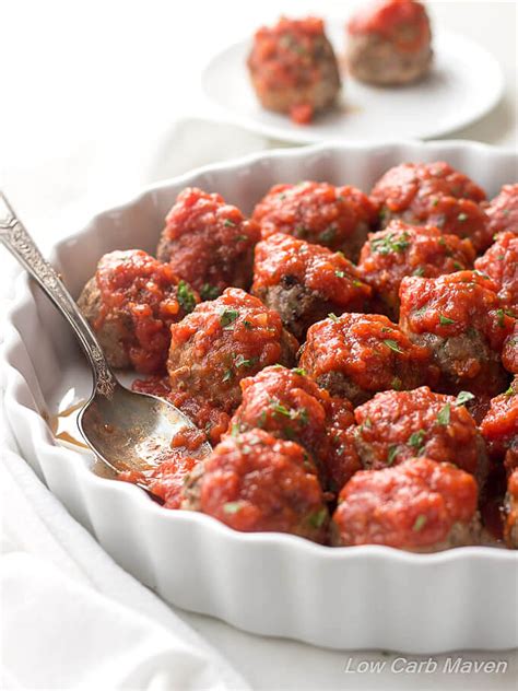 Moms Low Carb Meatballs Recipe Italian Style Keto Meatballs Low