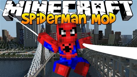 Minecraft The Amazing Spiderman Climb Walls Shoot Webs 18 Mod