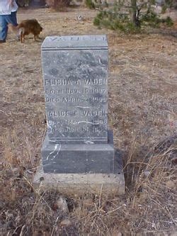 Elisha Adams Vaden 1837 1909 Memorial Find A Grave