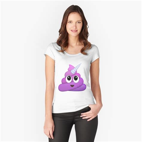 Purple Unicorn Poop Emoji T Shirt By Winkham Redbubble