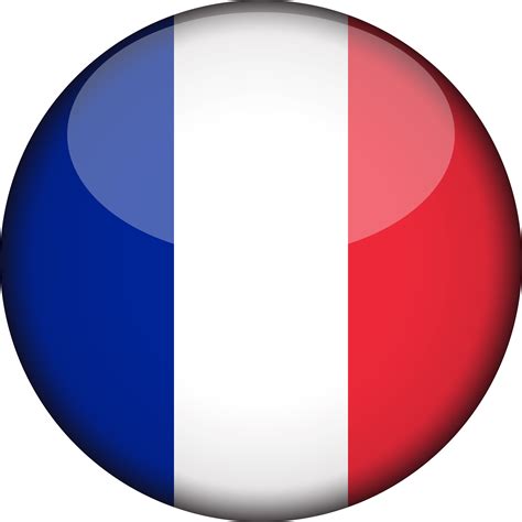 Round France Flag Icon Png Round Icon Illustration Of Flag Of