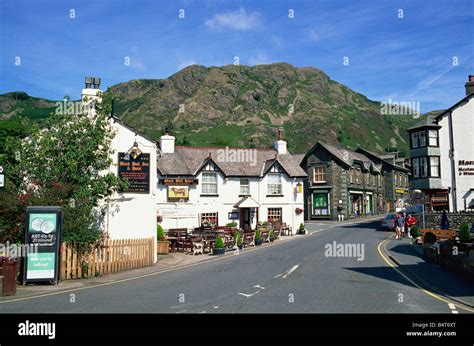 England Cumbria Lake District Coniston Town Stock Photo Alamy