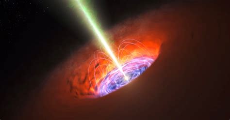 Extremely Powerful Magnetic Field Detected At Edge Of Supermassive