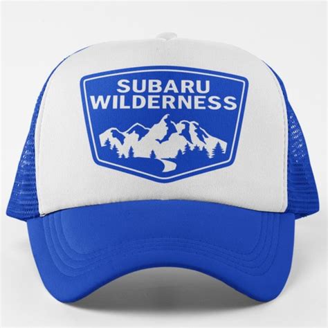 Accessories New Subaru Wilderness Logo Foam Trucker Mesh Snapback Hat