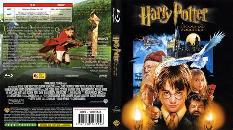 Jaquette DVD de Harry Potter à l école des sorciers BLU RAY Cinéma Passion