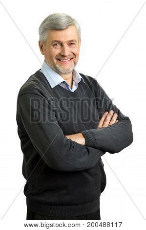 Smiling Elderly Man Image Photo Free Trial Bigstock