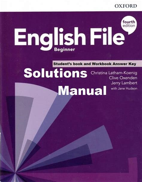 Audio workbook intermediate kak mojno naiti? Solucionario English File Beginner, 4ta Edición - Oxford | Solucionarios