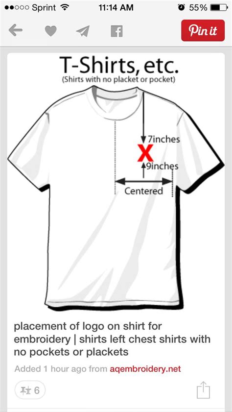 njdesignlab: Left Chest T Shirt Design Placement