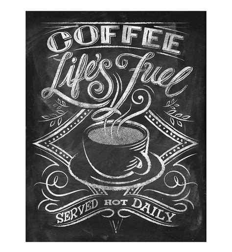 Chalkboard Quotes For Coffee Lovers On Behance