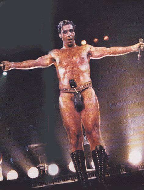 Beleza Do Homem Fotos E V Deos Cantor Till Lindemann