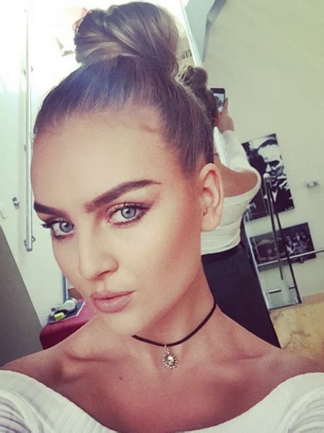 Dem Brows Though Perrie Edwards Shows Off Her Perfect Hair And Make Up Style In Capital