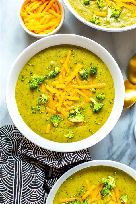 Instant Pot Broccoli Cheese Soup Eating Instantly