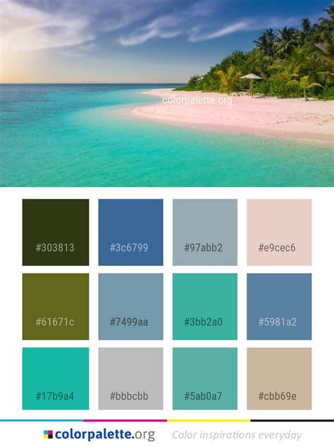 Image Result For Caribbean Colors Palette Beach Color Palettes