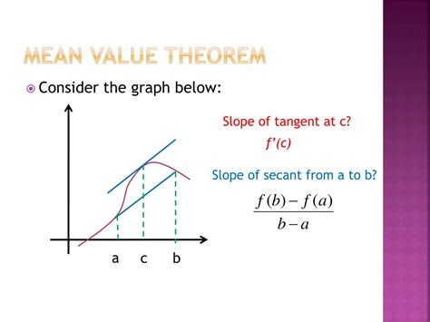 PPT - 4.2 Mean value theorem PowerPoint Presentation, free download ...