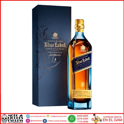 Johnnie Walker Blue Label 750 Ml Moko Licores Express