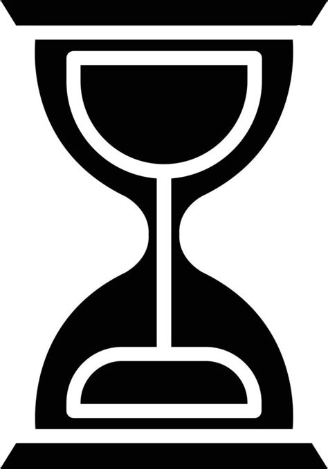 hourglass glyph icon 10929602 vector art at vecteezy