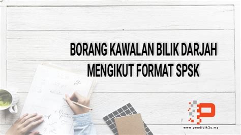 Pbs ialah pentaksiran berasaskan sekolah, suatu ini bermakna pada tahun 2018, templat pelaporan yang baharu ialah untuk tahun 1, tahun 2, tingkatan. Borang Kawalan Bilik Darjah Mengikut SPSK - Pendidik2u