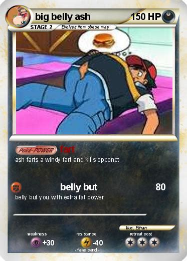 pokémon big belly ash fart my pokemon card