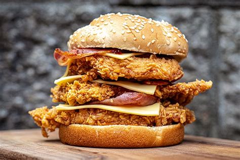 Kfc Decide To Go Hard Or Go Home With Biggest Burger Ever The Au Review