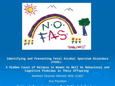 Ppt Identifying And Preventing Fetal Alcohol Spectrum Disorders Fasd