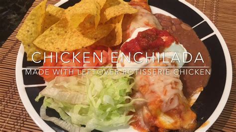 If it has, rather than using water to get it less viscous, try using chicken broth, instead, chinese chicken broth being even better. Chicken Enchilada (made from Leftover Rotisserie Chicken ...