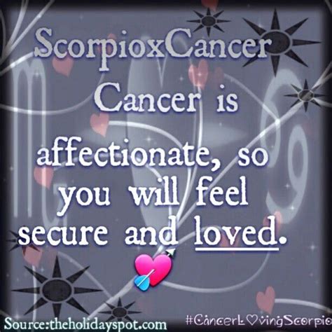 They find both these things with each other and thus, have a great rapport between them as romantic partners. #scorpiocancer | Scorpio and cancer, Cancer compatibility ...