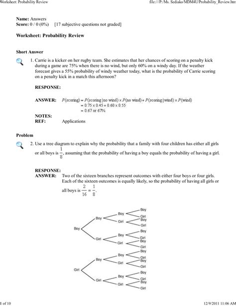 Use the pictures of the spinners to determine the probability of outcomes for events. Worksheet: Probability Review