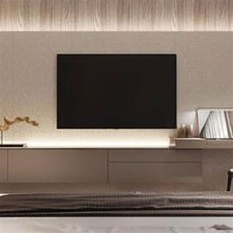 35 Enjoying Bedroom Design Ideas With Wall Tv To Try