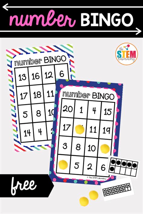Number Bingo The Stem Laboratory