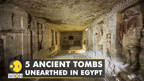 5 Ancient Tombs Discovered At A Unesco Heritage Site In Egypt World Latest English News Wion
