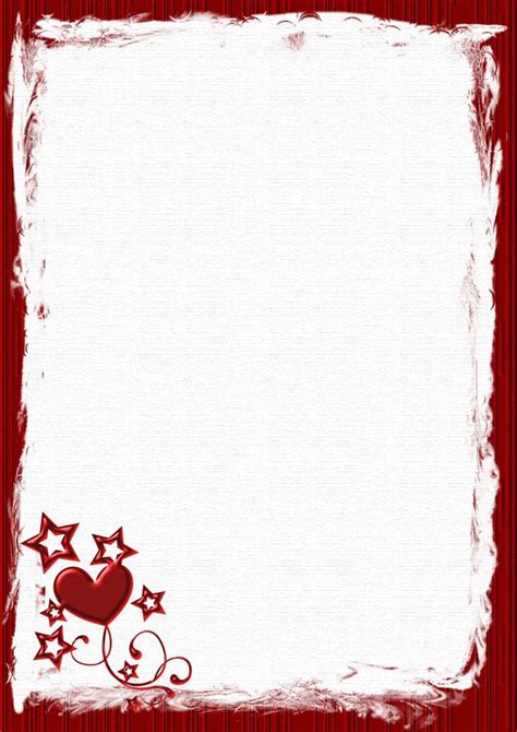 Free Valentines Day A4 Template Downloads Free