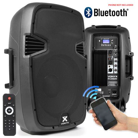 pair skytec active powered dj disco pa speakers wireless bluetooth 12 1200w ebay