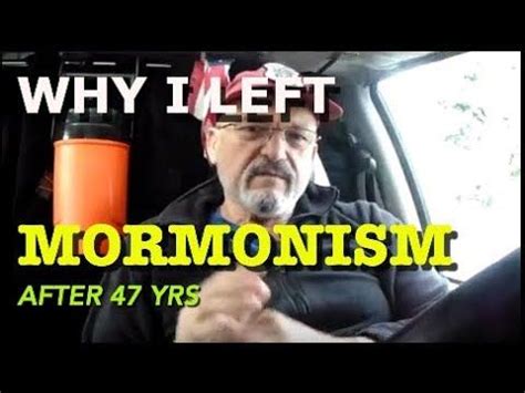 Ex Mormon Explains Why He Suddenly Left Mormonism After Years Youtube Ex Mormon