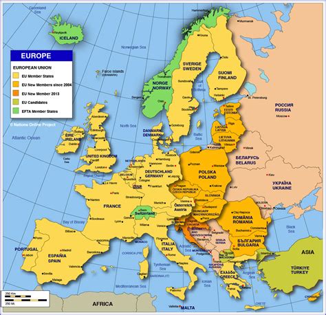 Europe map hd with countries. europe map hd with countries