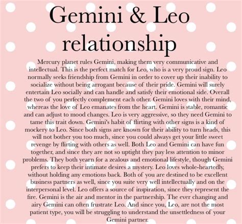 ♥️♥️♥️♥️♥️ | Gemini and leo, Gemini leo compatibility, Leo relationship