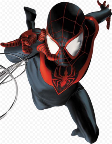 Hd Spiderman Character Black Red Jump Png Citypng