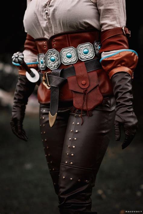 The Witcher Ciri Cosplay Corset Character Of Video Game Etsy