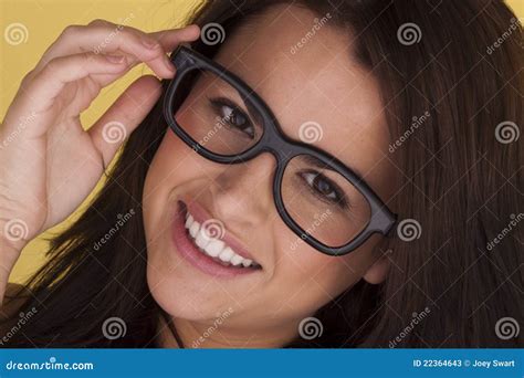 Intelligent Young Woman Stock Image Image Of Gorgeous 22364643