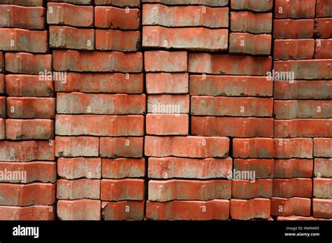Interlocking Concrete Paver Block Bricks India Asia Stock Photo Alamy