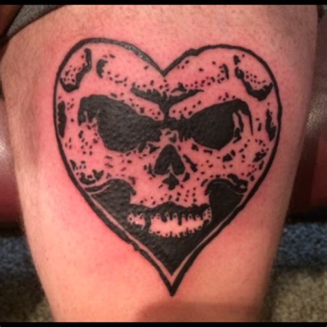 Tattoo Uploaded By Mitchell Serr Alexisonfire Skull Heart I Did The