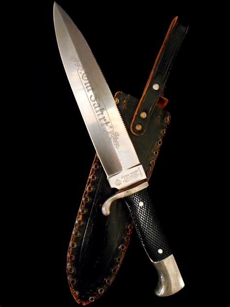 Rare Antique 1950s Puma No 6327 Boy Scout Dagger Vtgold Knife