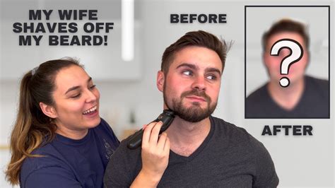 My Wife Shaved Off My Beard First Time In Years Reaction Youtube