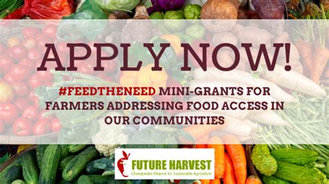 Farmer Mini Grants Available For Food Bank Donations Beginning Farmers