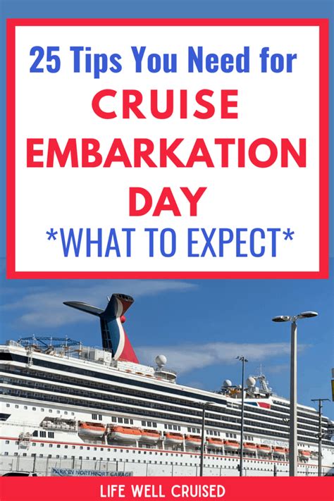 25 Cruise Embarkation Day Tips And Secrets You Need To Know Artofit